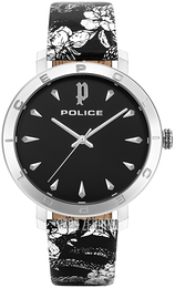 Police Ponta Czarny/Skóra Ø36 mm PL16033MS.02