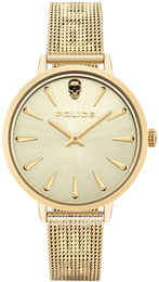 Police Miona Szampański/Stal w odcieniu złota Ø36 mm PL16035MSG.22MM