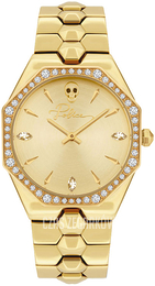 Police Montaria Żółte złoto/Stal w odcieniu złota PL16038BSG.22M