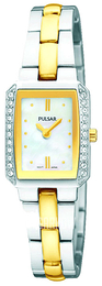 Pulsar Biały/Stal w odcieniu złota PEGF77X1