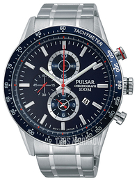 Pulsar Niebieski/Stal Ø45 mm PF8439X1