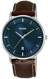 Pulsar Dress Niebieski/Skóra Ø38 mm PG8257X1