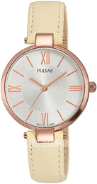 Pulsar Dress Srebrny/Skóra Ø30 mm PH8246X1