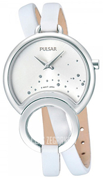 Pulsar Srebrny/Skóra Ø32 mm PM2049X1
