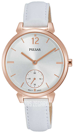 Pulsar Dress Srebrny/Skóra Ø32 mm PN4060X1