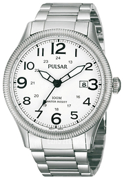 Pulsar Biały/Stal Ø42 mm PS9165X1