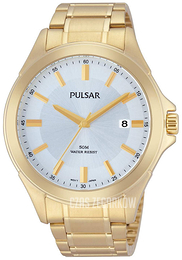 Pulsar Dress Srebrny/Stal w odcieniu złota Ø42 mm PS9306X1