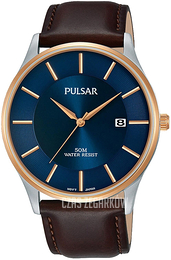 Pulsar Niebieski/Skóra Ø41 mm PS9546X1