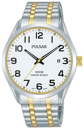 Pulsar Biały/Stal w odcieniu złota Ø39 mm PS9565X1