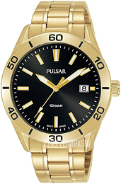 Pulsar Czarny/Stal w odcieniu złota Ø40 mm PS9648X1