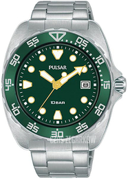 Pulsar Regular Zielony/Stal Ø45 mm PS9681X1