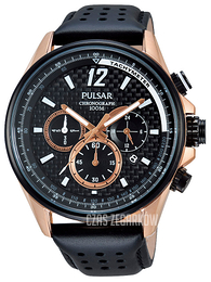 Pulsar Sport Czarny/Skóra Ø44 mm PT3540X1