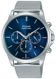 Pulsar Niebieski/Stal Ø43 mm PT3929X1