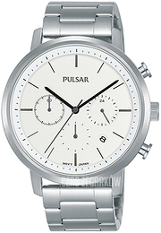 Pulsar Regular Biały/Stal Ø43 mm PT3933X1