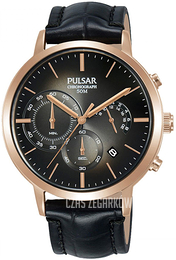 Pulsar Czarny/Skóra Ø42 mm PT3992X1