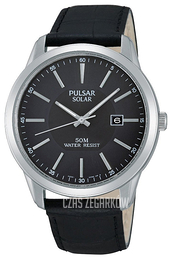 Pulsar Solar Czarny/Skóra Ø40 mm PX3029X1