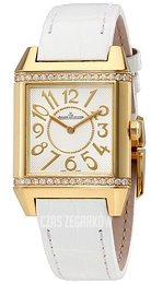 Jaeger LeCoultre Reverso Squadra Lady Srebrny/Skóra 40x31 mm 7031420