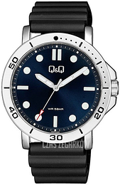 Q&Q Classic Czarny/Guma Ø44 mm QB86J302Y