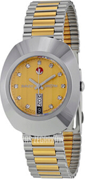 Rado Diastar Original Żółte złoto/Stal w odcieniu złota Ø35 mm R12408633