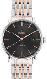 Rado Coupole Czarny/Stal w kolorze różowego złota Ø34 mm R22860163