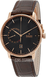 Rado Coupole Czarny/Skóra Ø41 mm R22879165