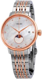 Rado Coupole Biały/Stal w kolorze różowego złota Ø34 mm R22883923