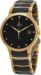 Rado Centrix Czarny/Stal w odcieniu złota Ø38 mm R30079762