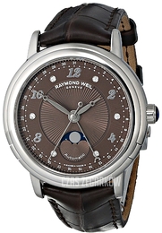 Raymond Weil Raymond Maestro Brązowy/Skóra Ø36 mm 2739-L2-05785