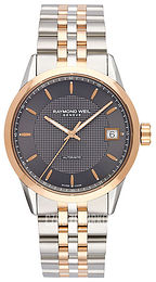 Raymond Weil Freelancer Szary/Stal w kolorze różowego złota Ø42.5 mm 2740-SP5-60021