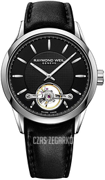 Raymond Weil Freelancer Czarny/Skóra Ø42.5 mm 2780-STC-20001