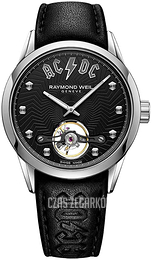 Raymond Weil Freelancer Czarny/Skóra Ø42 mm 2780-STC-ACDC1