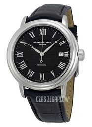 Raymond Weil Raymond Maestro Czarny/Skóra Ø39.5 mm 2837-STC-00208