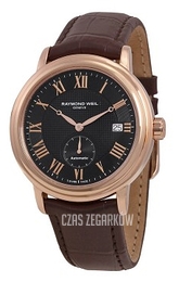 Raymond Weil Maestro Czarny/Skóra Ø39.5 mm 2838-PC5-00209