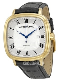 Raymond Weil Raymond Maestro Srebrny/Skóra 48x40 mm 2867-PC-00659