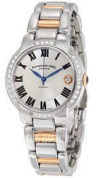 Raymond Weil Jasmine Srebrny/Stal w kolorze różowego złota Ø35 mm 2935-S5S-01659