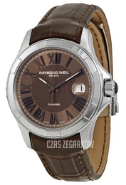 Raymond Weil Parsifal Brązowy/Skóra Ø39 mm 2970-STC-00718