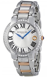 Raymond Weil Jasmine Srebrny/Stal w kolorze różowego złota Ø35 mm 5235-S5S-00659