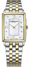 Raymond Weil Toccata Biały/Stal w odcieniu złota 37.25x29.6 mm 5425-STP-00995