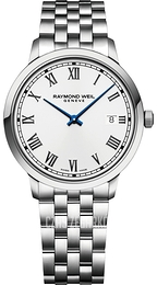 Raymond Weil Toccata Biały/Stal Ø39 mm 5485-ST-00359