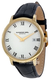 Raymond Weil Raymond Toccata Biały/Skóra Ø42 mm 5588-PC-00300