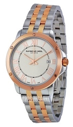 Raymond Weil Raymond Tango Srebrny/Stal w kolorze różowego złota Ø39 mm 5591-SB5-00658