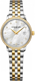 Raymond Weil Toccata Biały/Stal w odcieniu złota Ø29 mm 5985-SPS-97081