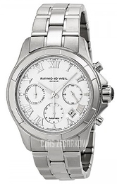 Raymond Weil Parsifal Biały/Stal Ø41 mm 7260-ST-00308