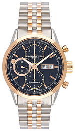 Raymond Weil Freelancer Czarny/Stal w kolorze różowego złota Ø42 mm 7730-SP5-20111