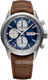 Raymond Weil Freelancer Niebieski/Skóra Ø42 mm 7732-TIC-50421