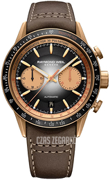 Raymond Weil Freelancer Szary/Skóra Ø43.5 mm 7780-B1-20422