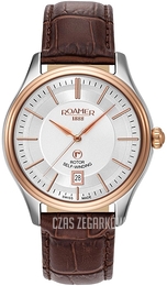 Roamer Monza Rotopower Srebrny/Skóra Ø41 mm 703660-49-15-07
