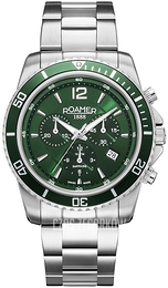 Roamer Monza Nautic 100 Chrono Zielony/Stal Ø43 mm 862837-41-75-20