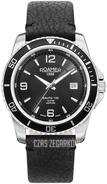 Roamer Monza Nautic 100 Czarny/Skóra Ø43 mm 862844-41-55-02
