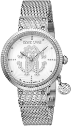 Roberto Cavalli by Franck Muller Dress Srebrny/Stal Ø34 mm RV1L062M0051